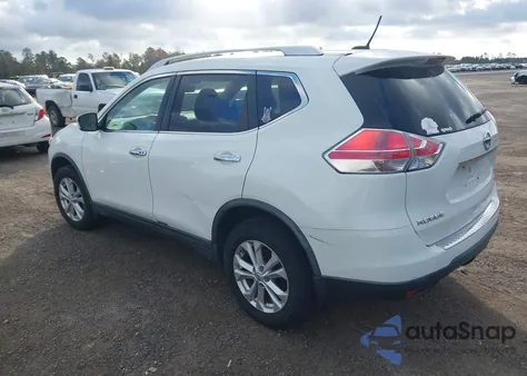 2016 Nissan Rogue Sv из США, поврежденный, VIN KNMAT2MV9GP655532